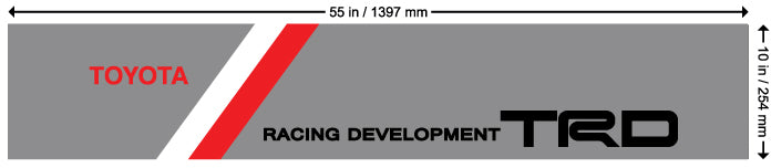 TRD Windshield banner
