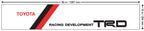 TRD Windshield banner